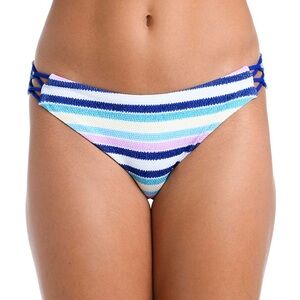 Hobie Blue and White Striped Bikini Bottom